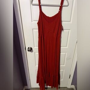 TORRID Sleeveless Red Maxi Dress